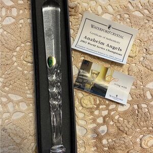 Waterford Crystal Baseball Bat